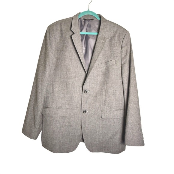 Banana Republic Other - Banana Republic Tailored Slim Wool Sport Coat Jacket‎ Blazer 2 Button Gray 46R